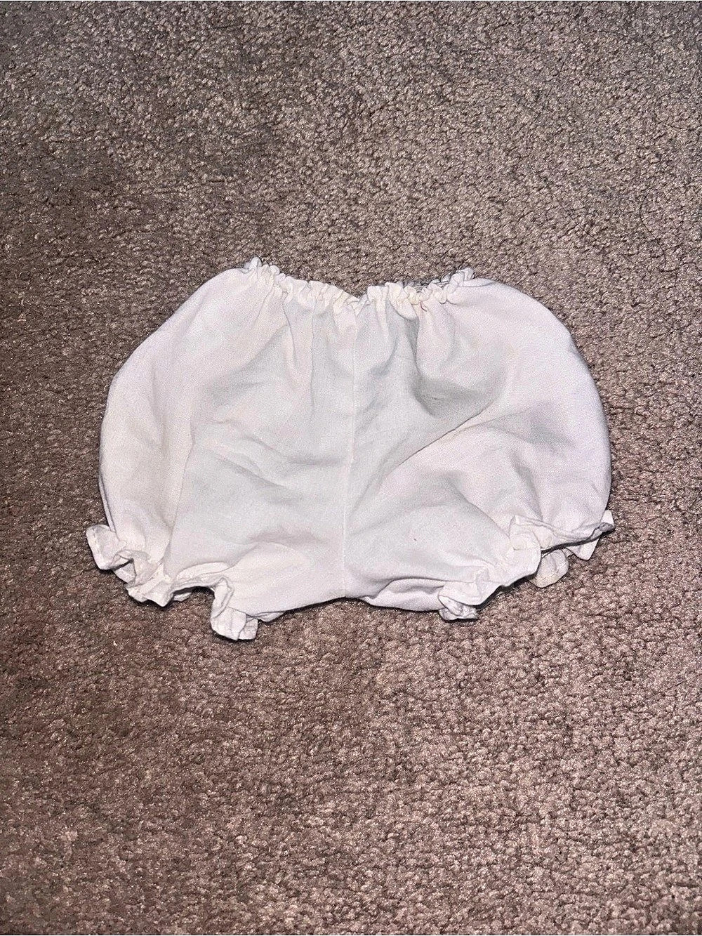 White Bloomers Shorts for 18” doll